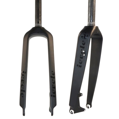 Mountain Bicycle Front Fork Full Carbon Fiber 3K MTB Cycling Disc Brake Hard