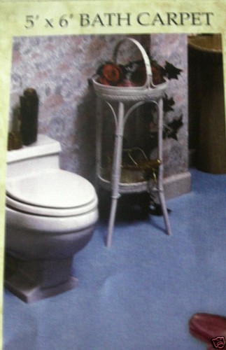 BROWN WALL TO WALL BATHROOM CARPET-RUGS-CUT TO FIT-IN 6 COLORS SIZE = 5 X 6 A