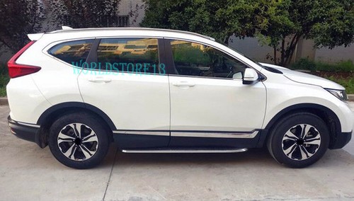 fits 2017-2019 Honda CR-V CRV Stainless Steel Body Side Door Molding Cover Trim