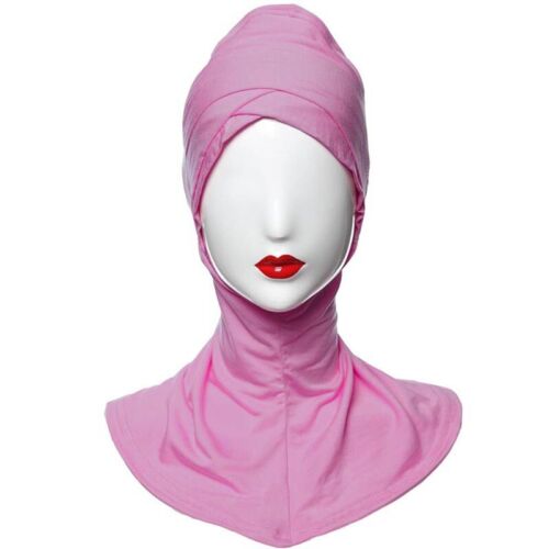 Details about  / Muslim Womens Neck Cover Head Scarf Inner Hijab Cap Islamic Underscarf Ninja Hat