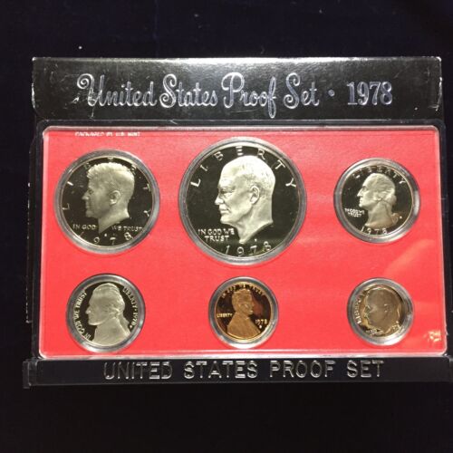 1978 US Mint Proof Set 6 Piece Clad Set