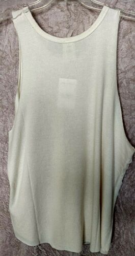 Details about   Free People 74% rayon 26% polyester solid ivory sweater tanks 