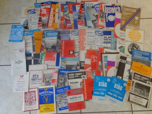 250  Football League PROGRAMMES dated from 1962  to 1969//70 POST FREE