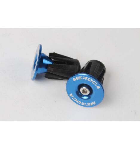 1 Pair MTB/Road Bike Lock-on End Plugs Aluminum Alloy Fit 22~24mm Handlebar 