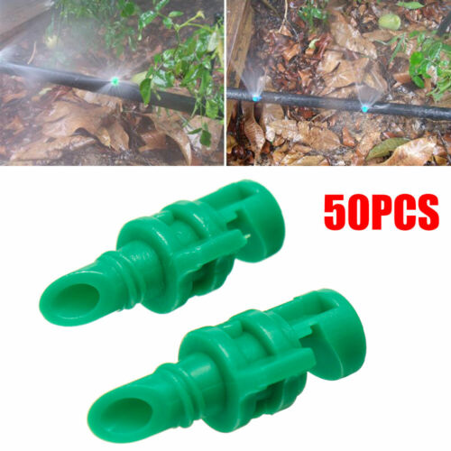 50pcs Micro Garden Lawn Water Spray Misting Nozzles Sprinkler Irrigation System