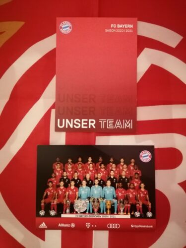 FC Bayern München Original Autogrammkarten Satz 2020/21 NEU!!! 36 Stück 