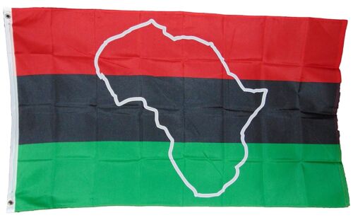 3x5 3’x5’ Wholesale Set 2 Pack USA American & African Africa Map Flag Banner 