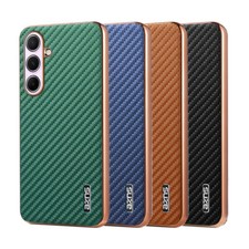 Hülle Für Samsung Galaxy A56 5G Handy Schutz Case Echt Carbon Fibre Matt Cover