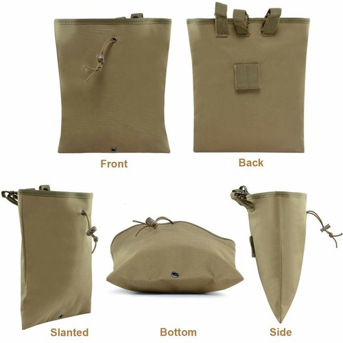 Tactical Magazine Recycling Bag Military Drop Dump Pouch Portable Hunting Bag US