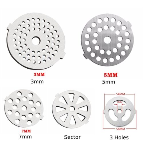 Stainless Steel Ground Meat Grinder Chopper Hole Plate Disc For Electric Grinder 