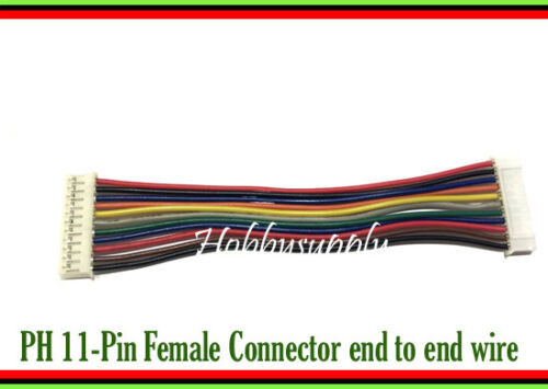 11-Pin connecteur femelle PH 2.0 mm inversée Extension Adaptateur 10 cm Câble x 5