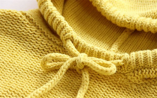 Toddler Kids Baby Girls Solid Hooded Sweater Knit Crochet Tops Clothes Outfit 7Y