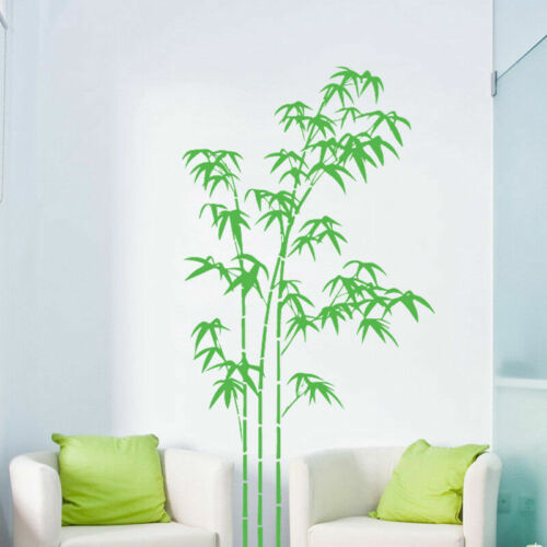 Bamboo Plant Flower Vinyl Wall Art Decal Sticker Mural Living Room Home Decor 