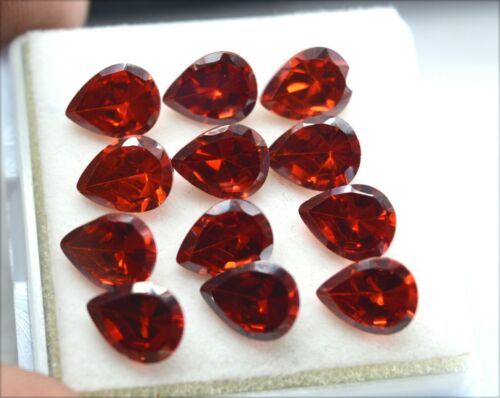 Details about  / Certified Natural Calibrated Garnet 7x5 mm Pear Cut Gemstone