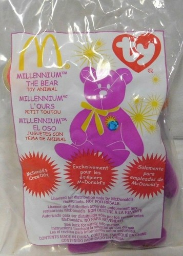 McDonald/'s Happy Meal Toy Animal By TY Teenie Beanie Babies Lot Of 3 Beanies