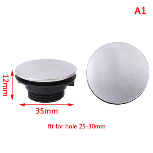 2Pcs Sink Tap Hole Cover Kitchen Faucet Hole Cover Stainless SteeY*H4