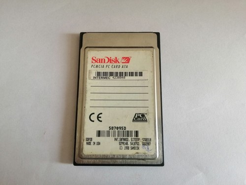 PC Card PCMCIA SANDISK 48MB Flashdisk Ata