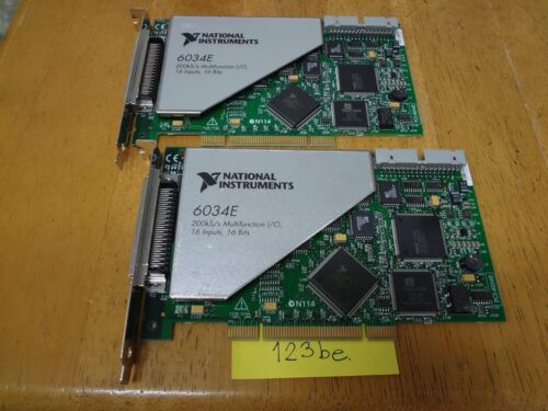 8 DIO 200 kS/s 2 24-Bit Counter NI PCI-6034E card with 16 Ch 16-Bit 