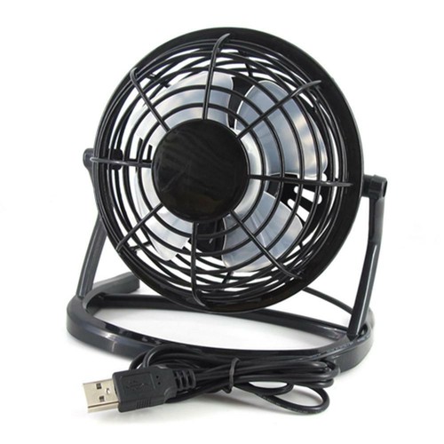 Mini Desktop Plastic USB Plug Cooler Cooling Electric Fan With Key Switch AE