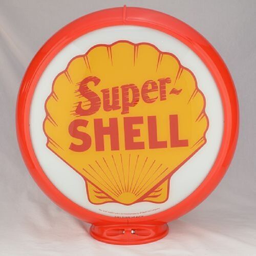 Super Shell Gas Globe Gas Station Pump Sign Garage Shop Man Cave Garden Decor S 