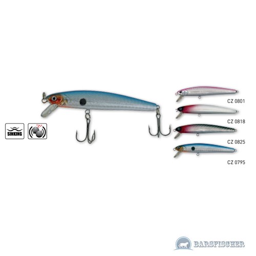 HECHT KÖDER NEU ca.9,5cm//10,2g SINKING ZANDER PREDATOR-Z DEEP MINNOW WOBBLER