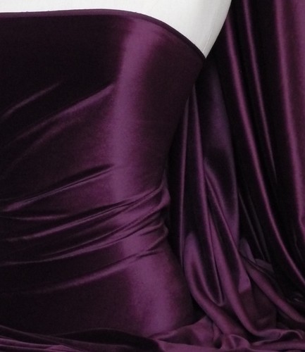 Premium Steam Velvet Craft Fabric Velour Stretch Material 150cm Wide RM157