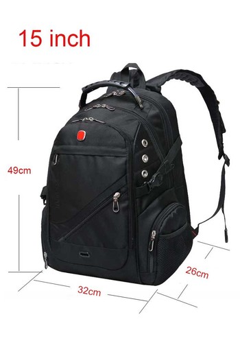 SwissGear Waterproof Versatile Macbook Laptop Backpack Hike Travel Bag Schoolbag
