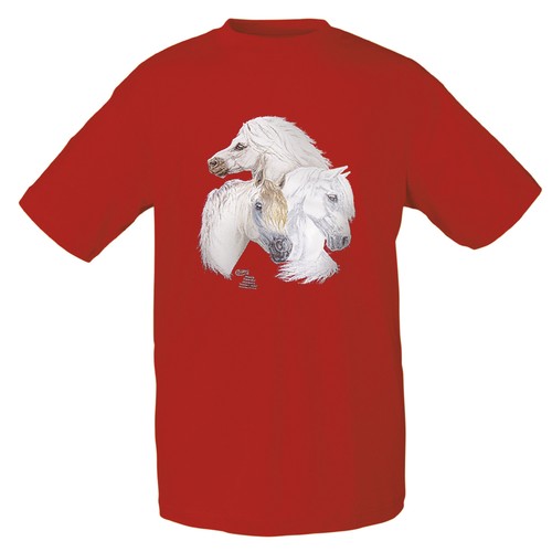 Bambini T-shirt in 2 colori Welsh pony 116-152 C boetzel cavalli 08136