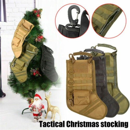 Details about   Tactical Christmas Stocking Molle Military Christmas Stocking Desert Woodland @