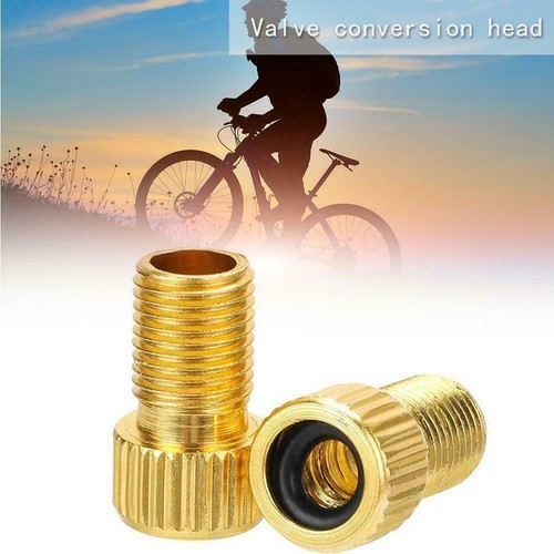 Bike Cycle Bicycle Pump Tube Presta to Schrader Valve Adapter Converter P5Q1