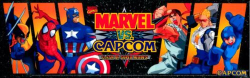 11604 Arcade Classics Marquee Multicade Capcom Art Sticker 16/" × 4/"