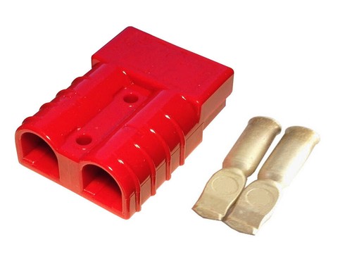 EXODA batería conector 175a 16 mm2 rojo set conectores para cables carretillas elevadoras