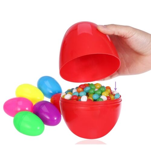 10pc//set Count Unfilled Easter Plastic Eggs Party Favor Toy Filler Surprise Hunt