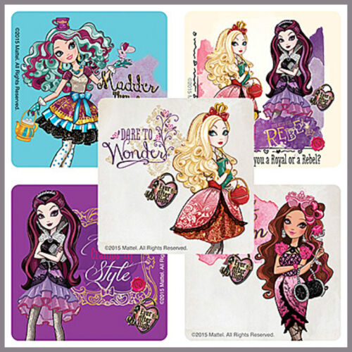Apple Raven Madeline Briar Ever After High Stickers x 5 Birthday Party Loot