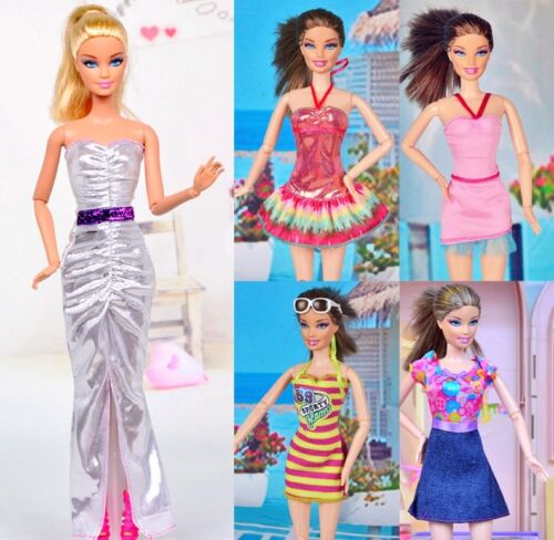 10-Pack Doll Dresses Clothes 10 Handmade Fashion Clothes Set for 11.5-inch Dolls