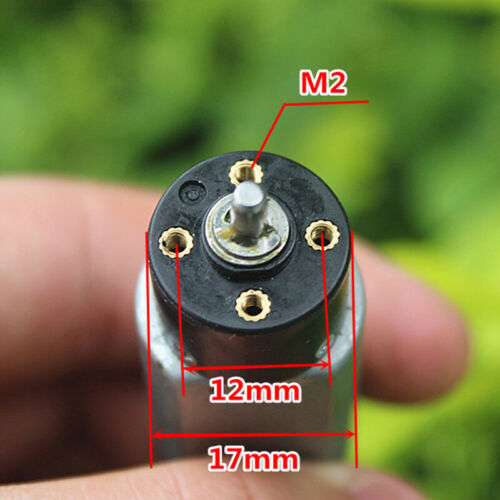 17mm DC 3V 1300RPM Micro 180 Planetary Gearbox Gear Motor Speed Reduction Robot