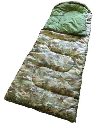 Kids militaire Sac de couchage BTP Camouflage Pattern pour pêche à la carpe chasse cadets de l/'armée
