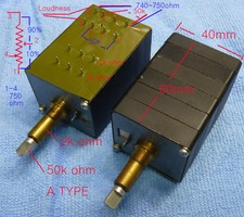 for McIntosh 1pcs ALPS RK40 50KA Black Beauty Audio Potentiometer Half Shaft