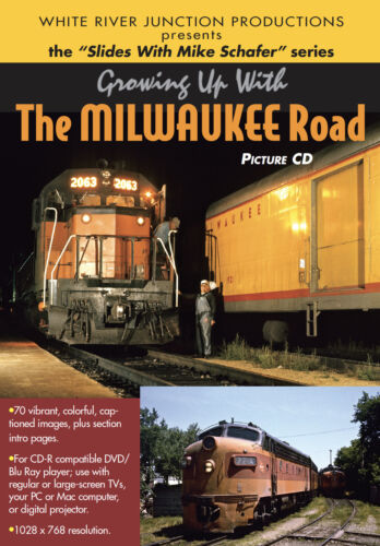 Growing Up With The Milwaukee Roadphoto CD by Mike Schafer