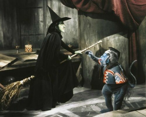Wizard Of OZ Wicked Witch and Flying Monkey 8x10 Glossy Photo 