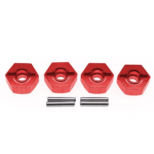 4pcs Alloy 12mm Wheel Hex Hub Adaptor 5mm Thick For ECX 1-12 Barrage 1-18 Temper
