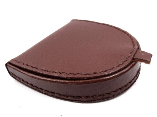 NEW HIGH QUALITY GENUINE LEATHER COIN TRAY PURSE CHANGE WALLET POUCH