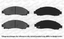 2004 2005 2006 2007 Chevy Colorado Max Performance Metallic Brake Pads F