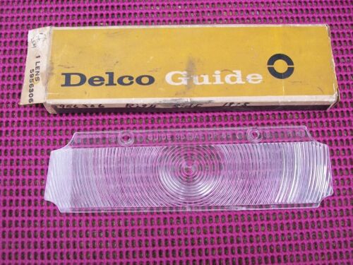 1965 Oldsmobile Jetstar 88 98 NOS GM Delco Guide Right PARK LAMP LENS #5956306 
