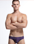 Men/'s Medium Flat Seamless Second Skin Ice Silk Purple Pouch Briefs Lingerie UK