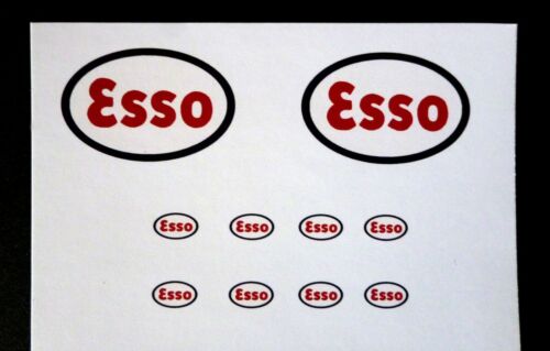 Details about   Matchbox Lesney STICKERS for Accessory Pack No 1 Esso Petrol Pump & Sign 