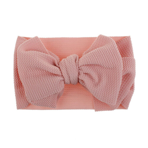 Baby Cotton Big Bow Tie Head Wrap Turban Top Knot Headband Newborn Girl Headwear