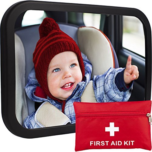 Cozy Greens® Baby Car Mirror Back Seat Rear facing Infant In Sight