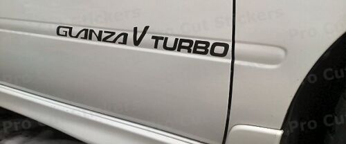 Glanza V Door Vinyl Decals Stickers For Toyota Starlet Turbo x2