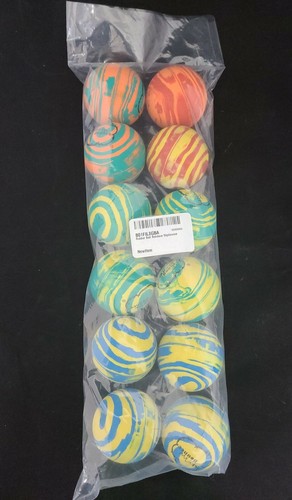 Pack of 12 Assorted Colors Details about / Sky Bounce Rubber Ball Rainbow